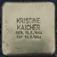 Stolperstein für Kristine Kaicher