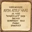 ARON ADOLF HAAG ARON ADOLF HAAG