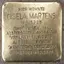 Stolperstein en memoria de Gisela Martens Stolperstein en memoria de Gisela Martens