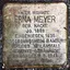 Stolperstein en memoria de Erna Meyer Stolperstein en memoria de Erna Meyer