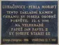 Základní kámen kostela