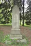 World War I memorial in park in Lázně Libverda