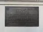 Plaque of the first concrete bridge in Czechia Plaque of the first concrete bridge in Czechia