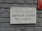 Plaque to Jaroslav Zelinka