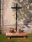 Wooden cross in Fořt