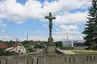 Cross on the stone bridge in Vamberk