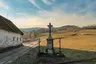Cross in Vysoké Žibřidovice by the road to Větrovec