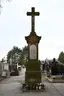 Central cemetery cross in Žebětín