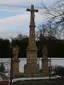 Crucifix with statues of Saint Roch and Saint John of Nepomuk in Nový Malín
