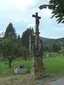 Sandstone crucifix in Rejhotice