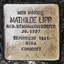 Stolperstein voor Mathilde Lipp