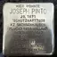 Snublesten for Joseph Pinto Snublesten for Joseph Pinto