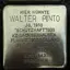 Snublesten for Walter Pinto Snublesten for Walter Pinto