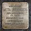 Stolperstein voor Meta Obermeier