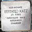 Stolperstein voor Berthold Katz