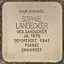 Stolperstein voor Sophie Landecker