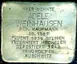 Stolperstein dedicated to Adele Weinhausen Stolperstein dedicated to Adele Weinhausen