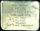Stolperstein dedicated to Herta Weinhausen Stolperstein dedicated to Herta Weinhausen