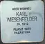 Stolperstein voor Karl Wiesenfelder