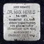 Dr. Max Henius