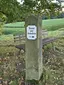 Signpost stone Waltersdorf