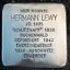 Stolperstein dedicated to Hermann Lewy