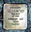 Stolperstein dedicated to Selma Meyer