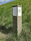 Signpost stone Hohburkersdorf