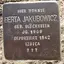 Stolperstein voor Berta Jakubowicz Stolperstein voor Berta Jakubowicz