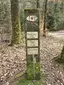 Signpost stone Reinhardtsdorf