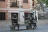 Bench of Don Quijote and Sancho Panza in Alcalá de Henares