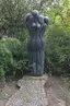 Sculpture in the garden in front of the residential complex Sculpture in the garden in front of the residential complex