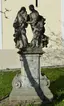 Statue of Jesus Christ's farewell to his mother in Havraníky