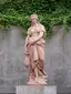 Female statue in the Artist garden in Nusle