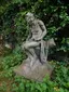 Vodník statue in the Artist garden in Nusle