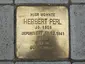 Stolperstein em memória de Herbert Perl