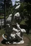 Índio Lutando com Felino Índio Lutando com Felino