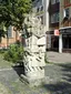 Sandsteinstele zum sorbischen Märchen vom Wassermann und seinen Töchtern