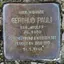 Stolperstein à la mémoire de Gertrud Pauli