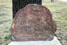 Gedenkstein mit Inschrift Zur Erinnerung an den Napoleonischen Angriff 1870 Friedensstraße