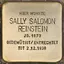 Stolperstein à la mémoire de Sally Salomon Reinstein