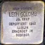 Stolperstein à la mémoire de Leon Golomb