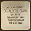 Stolperstein à la mémoire de Dr. Albert Stahl