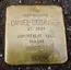 Stolperstein en memoria de Daniel Bissinger