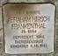 Stolperstein für Abraham Hirsch Frankenthal