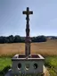 Cross near gas station in Záměl