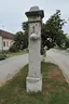 Pranger/ Pfeiler mit Kugel und Schließeisen