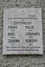 Wohnhausanlage Hasengasse 35-37, plaque for NS victims
