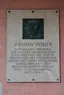 Gedenktafel für Johann Pölzer