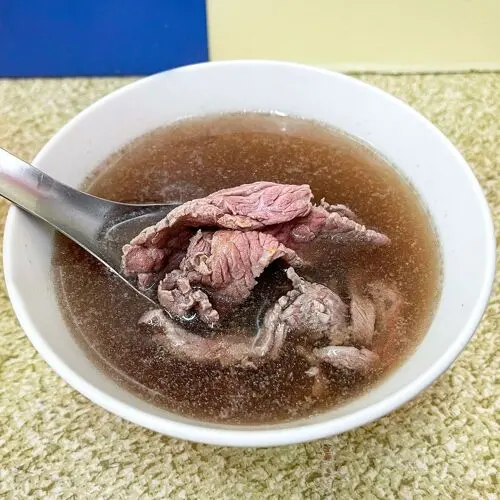 Hsi Lo Tien Beef Soup in Tainan